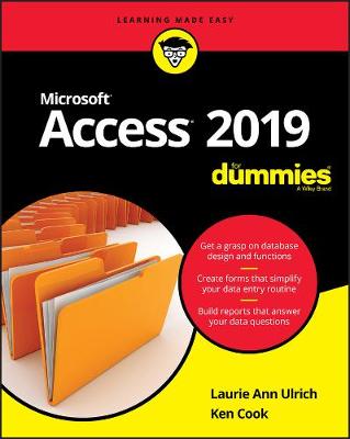 Book cover for Access 2019 For Dummies