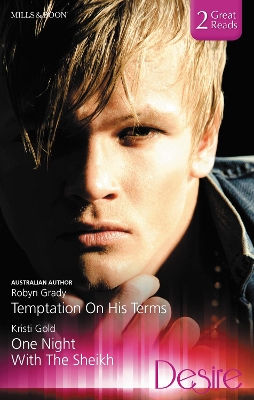 Cover of Temptation On His Terms/One Night With The Sheikh