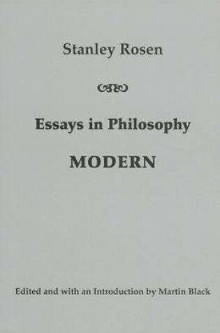 Cover of Essays in Philosophy: Modern