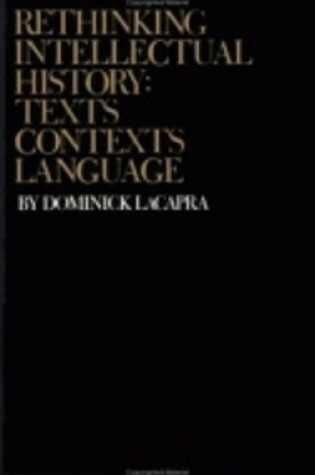 Cover of Rethinking Intellectual History