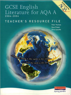Cover of A GCSE English Literature Teacher's Resource File for AQA