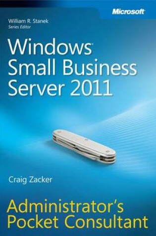 Cover of Windows Small Business Server 2011 Administrator's Pocket Consultant