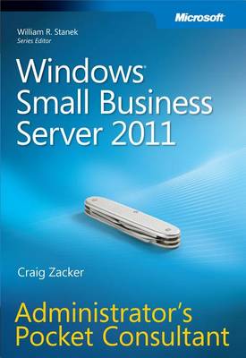 Book cover for Windows Small Business Server 2011 Administrator's Pocket Consultant