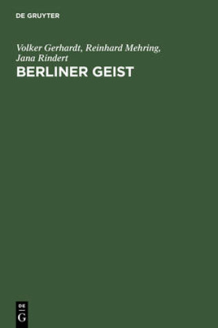 Cover of Berliner Geist