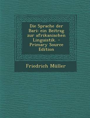 Book cover for Die Sprache Der Bari