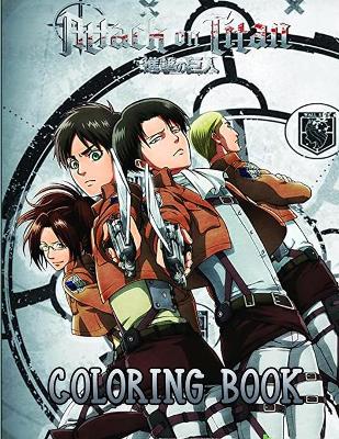 Book cover for Attack On Titan Coloring Book