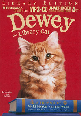 Book cover for Dewey the Library Cat