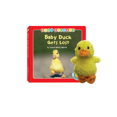 Cover of Baby Duck Gets Lost, with Toy