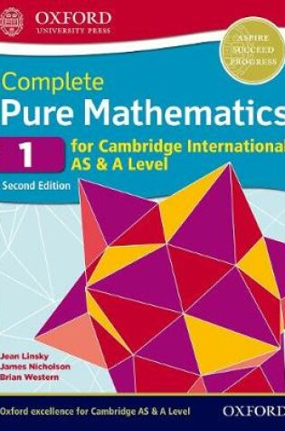 Cover of Complete Pure Mathematics 1 for Cambridge International AS & A Level