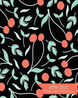 Book cover for 2019-2021 Three Year Planner-Cherries