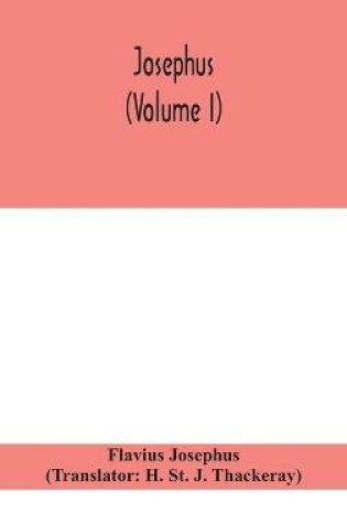 Cover of Josephus (Volume I)
