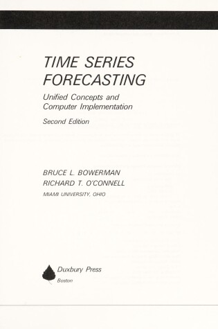 Cover of Time Series Forecasting