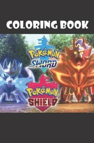 Cover of Pokemon Sword And Shield Coloring Book
