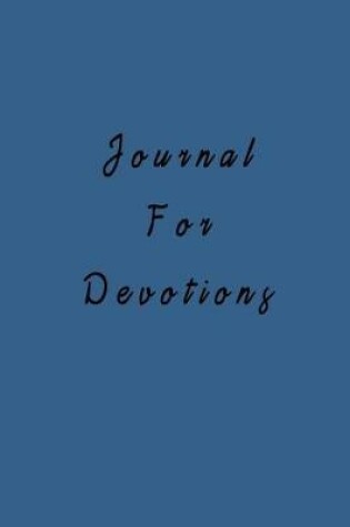 Cover of Journal For Devotions