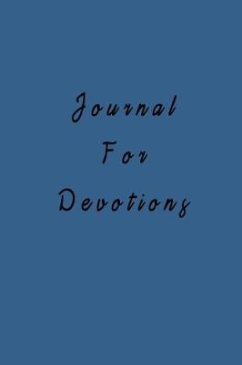 Book cover for Journal For Devotions