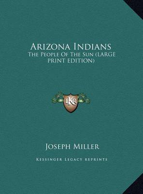 Book cover for Arizona Indians
