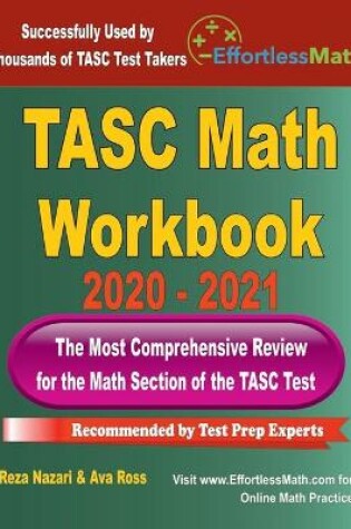 Cover of TASC Math Workbook 2020 - 2021