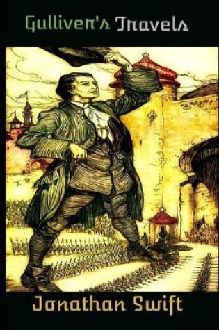 Cover of Gulliver's Travels (Annotated) Unabridged (Illustrated) Classic Fantasy Fiction Novel