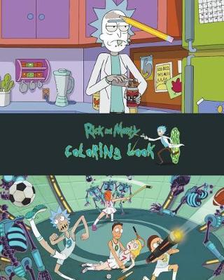 Book cover for Rick and Morty Coloring Book