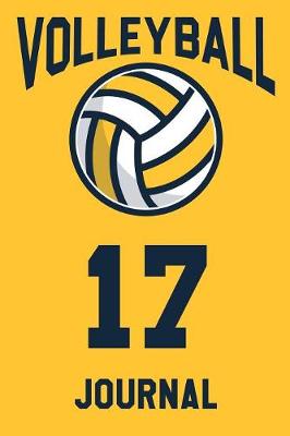 Book cover for Volleyball Journal 17