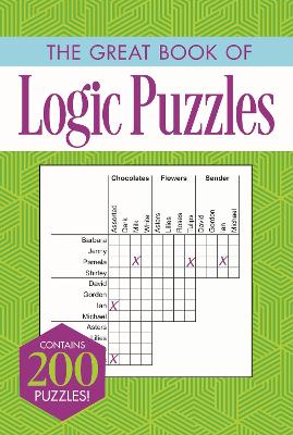 Book cover for The Great Book of Logic Puzzles