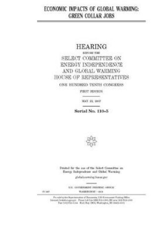 Cover of Economic impacts of global warming