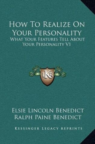 Cover of How to Realize on Your Personality