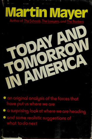 Book cover for Today and Tomorrow in America