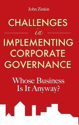 Book cover for Challenges in Implementing Corporate Governance