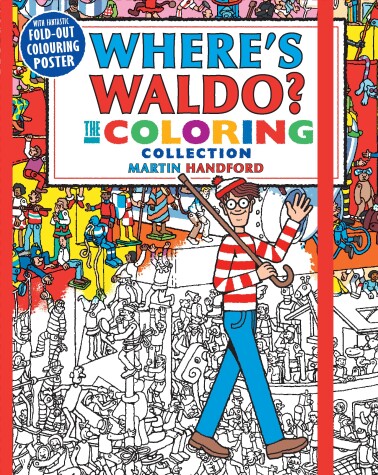 Book cover for Where's Waldo? The Coloring Collection