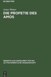 Book cover for Die Profetie Des Amos