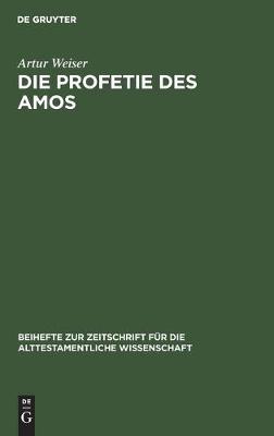 Cover of Die Profetie Des Amos