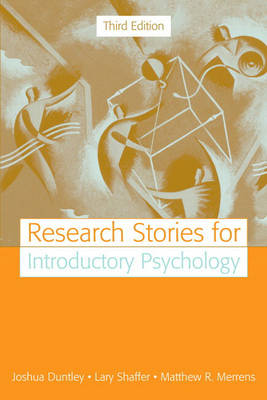 Book cover for Research Stories for Introductory Psychology