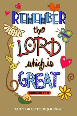 Book cover for Remember the Load which is Great Nehemiah 4