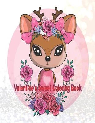 Book cover for Valentine's Sweet Coloring Book