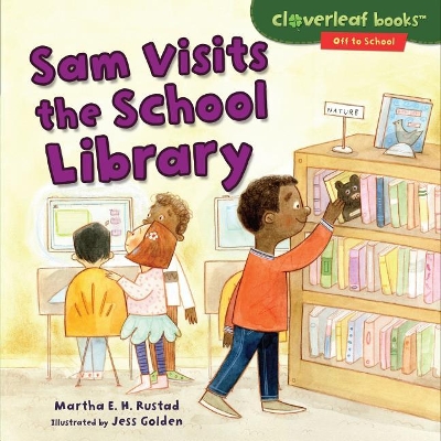 Book cover for Sam Visits the School Library