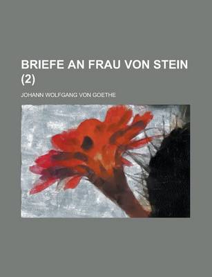 Book cover for Briefe an Frau Von Stein (2)