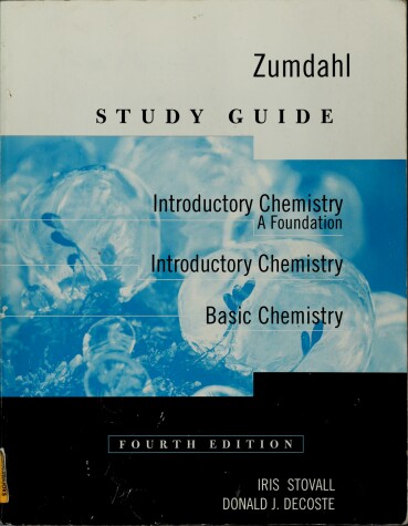 Book cover for Study Guide for Zumdahl S Introductory Chemistry: A Foundation, 4th