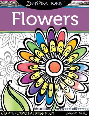 Book cover for Zenspirations Coloring Book Flowers