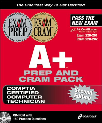 Book cover for A+ Exam Prep and Cram Pack