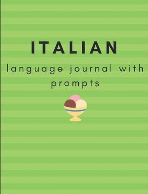 Book cover for Italian Language Journal with Prompts