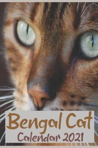 Cover of Bengal Cat Calendar 2021