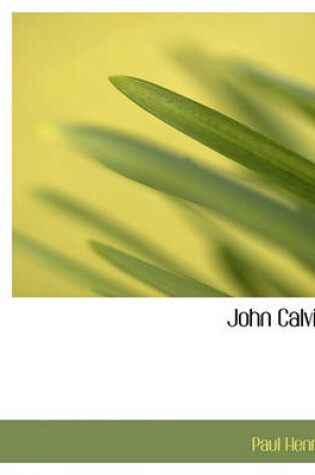 Cover of John Calvin