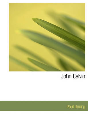 Book cover for John Calvin