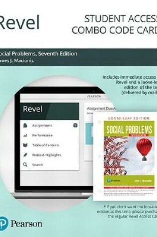 Cover of Revel for Social Problems -- Combo Access Card