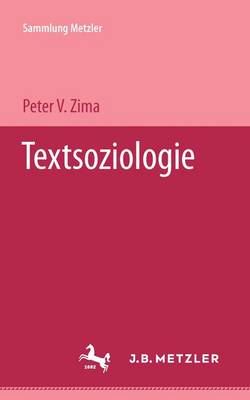 Book cover for Textsoziologie