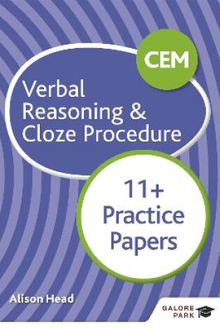 Cover of CEM 11+ Verbal Reasoning & Cloze Procedure Practice Papers