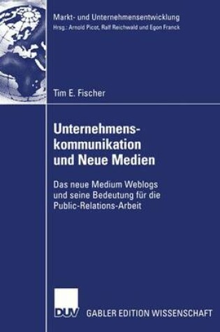 Cover of Unternehmenskommunikation und Neue Medien