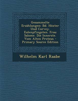 Book cover for Gesammelte Erzahlungen