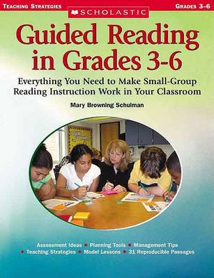 Cover of Guided Reading in Grades 3-6